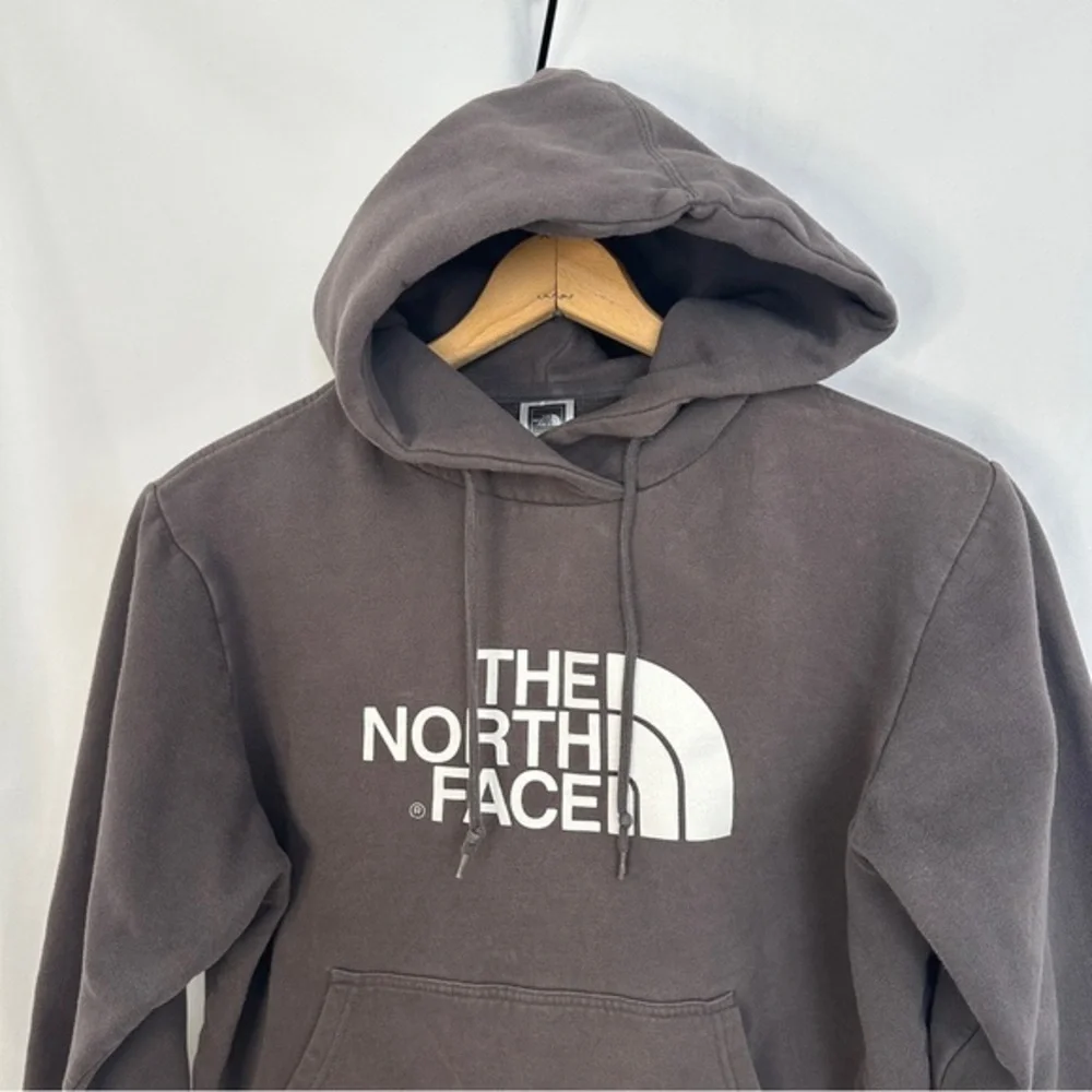 The North Face Pullover Jacket Hoodie Mens Medium Half Dome‎ Logo Brown